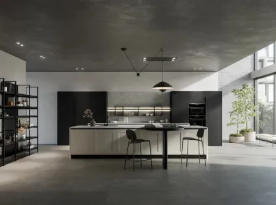 Cucina Moderna con isola Meg 01 di Arredo3