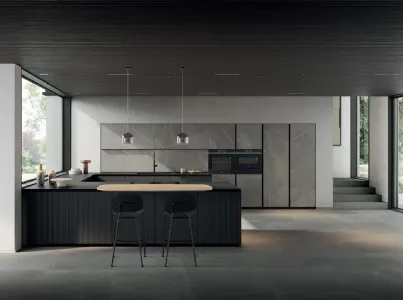 Cucina Moderna Glass 2|0 01 di Arredo3