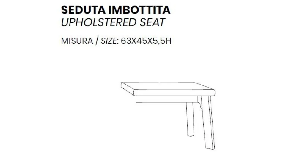 DOMINO TSX/TDX - SEDUTA IMBOTTITA